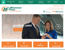 Tablet Screenshot of minutemanpressofredding.com
